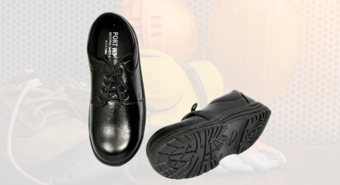 Lightweight Leather safety shoes